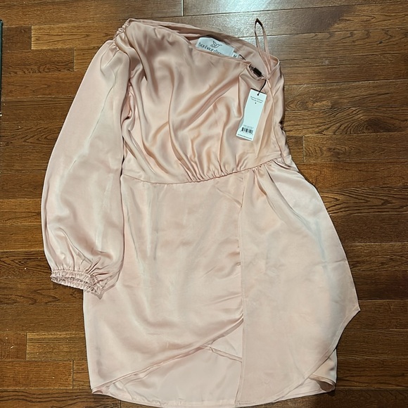 BONHEUR D’AMOUR-Evelyn Mini Dress (Dusty Pink) Medium BRAND NEW - Picture 4 of 5